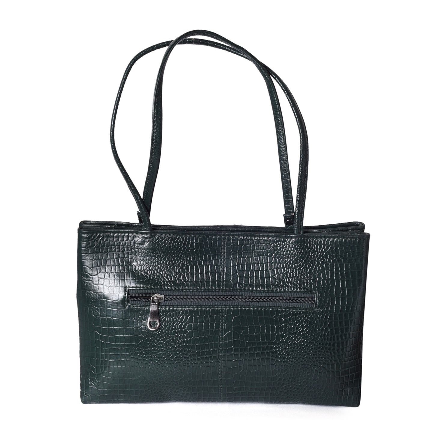 Urbane Green Genuine Leather Hand Bag For Girls and Women