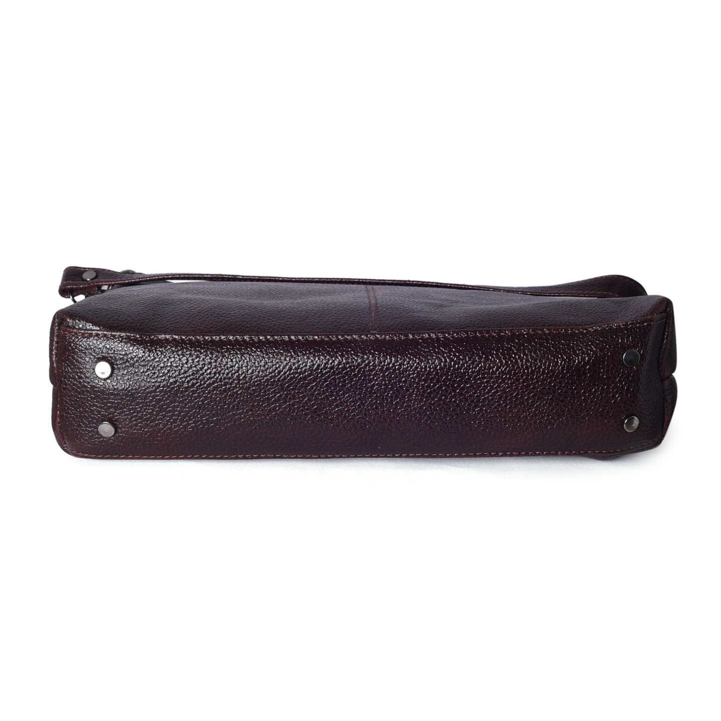 Divina Dark Brown Genuine Leather Hand/Sling Bag For Women
