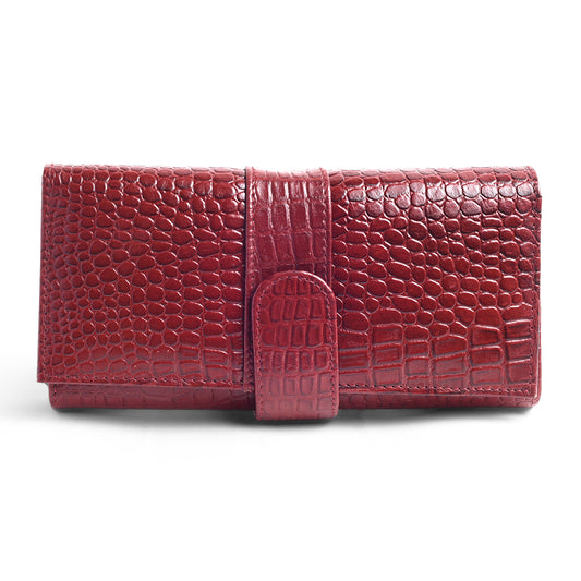 Serene Cherry Genuine Leather Wallet For Women