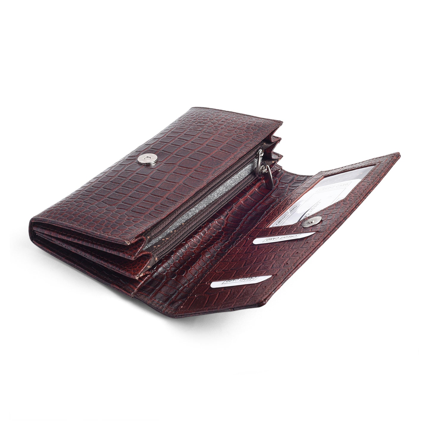 Iconic Brown Genuine Leather Wallet For Women