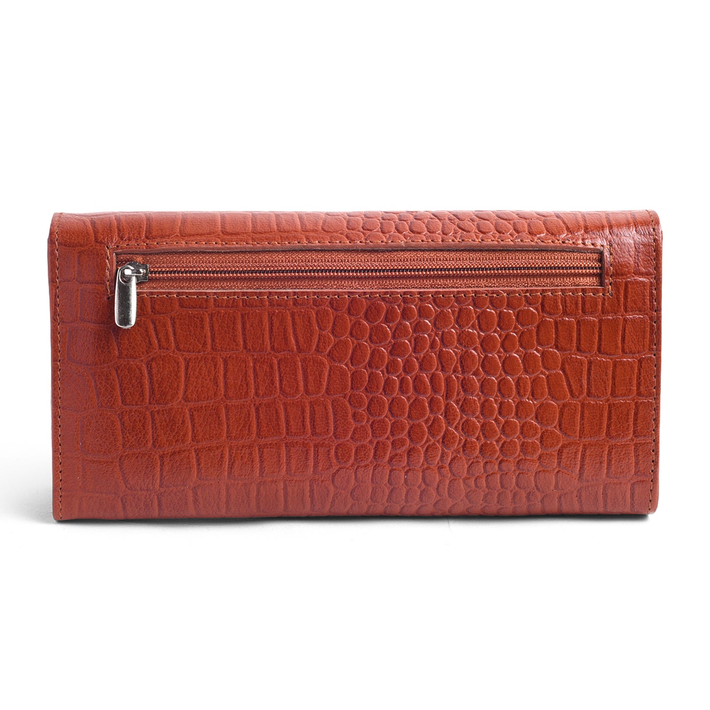 Iconic Tan Genuine Leather Wallet For Women